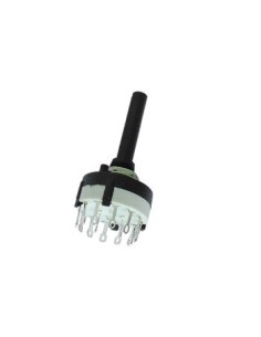 ROTARY SWITCH 2P / 6 POSITIONS PCB MOUNTING