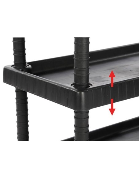 TOOL TROLLEY - 3 TRAYS - 75 x 37.5 x 92 cm