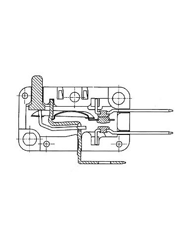 MICROSWITCH 12A, LONG LEVER