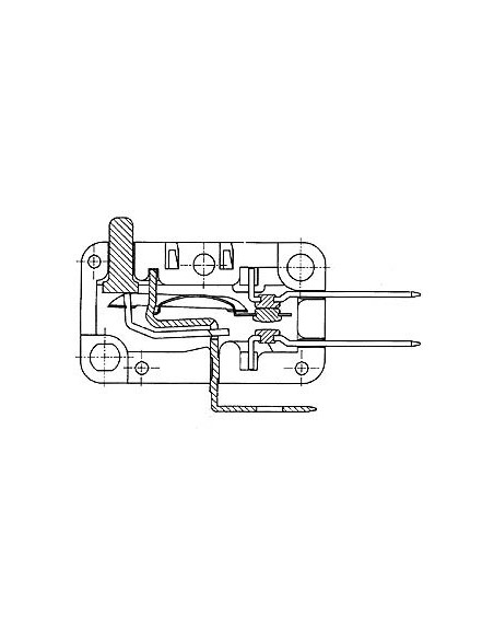MICROSWITCH 12A, LONG LEVER