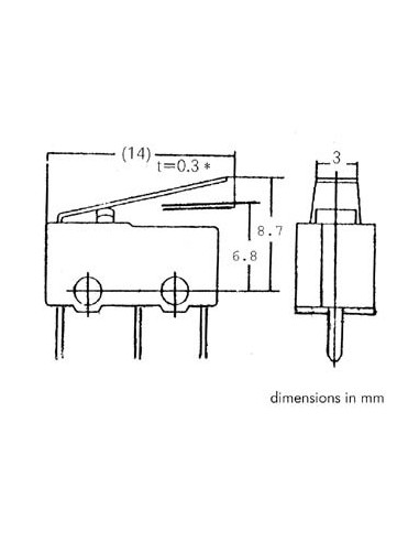 MICRORUPTEUR SUBMINIATURE 3A