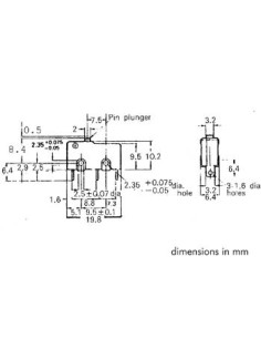 MICRORUPTEUR 5A, SANS LEVIER DE COMMANDE 2