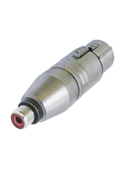 XLR FEMELLE 3 POINTS VERS RCA/PHONO FEMELLE