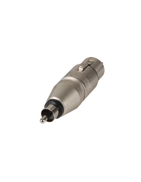 3-POLIGE XLR-KABELBUCHSE AUF RCA/PHONO STECKER