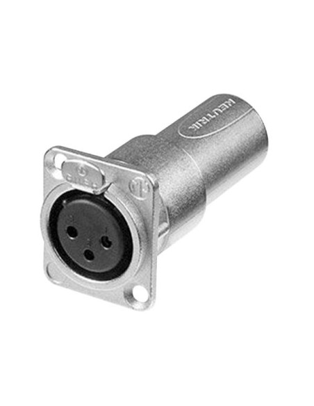 NEUTRIK - XLR VROUWELIJK-MANNELIJK FEEDTHROUGH CHASSISDEEL