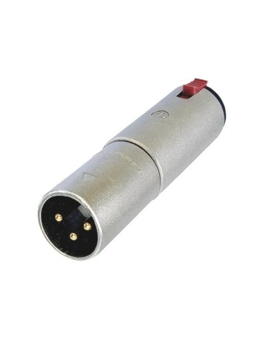 XLR MÂLE 3 POINTS VERS JACK 1/4" STÉRÉO AVEC VERROUILLAGE