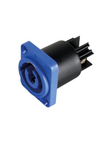 NEUTRIK -  CONECTOR POWERCON DE CHASIS, 3 POLOS, AZUL, REFORZADO / SALIDA DE CORRIENTE