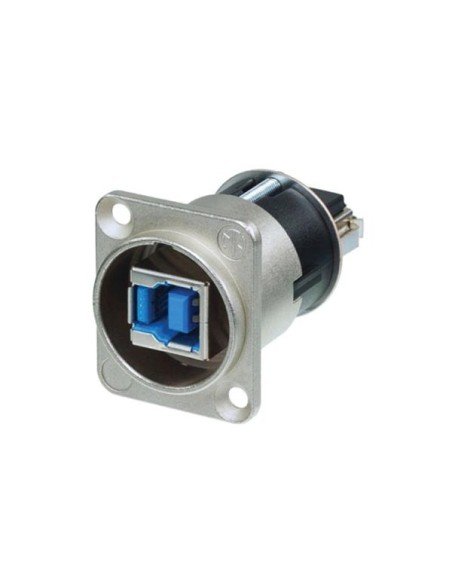 NEUTRIK - REVERSIBLER USB 3.0-ADAPTER (TYP A UND B) - NICKEL D-GEHÄUSE