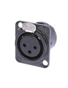 NEUTRIK - XLR MOUNTING CONNECTOR, 3-PIN FEMALE, GOLD...
