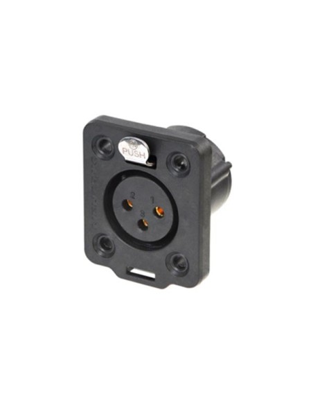 NEUTRIK - ROBUSTE 3-POLIGE XLR-EINBAUBUCHSE - SERIE TOP