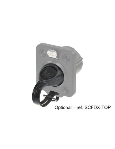 NEUTRIK - TOP SERIES HEAVY-DUTY XLR 3 POLE FEMALE CHASSIS CONNECTOR