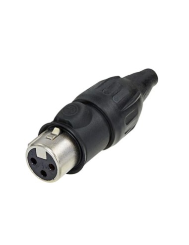 NEUTRIK- 3-POLIG XLR-KABELDEEL - VROUWELIJK - HEAVY-DUTY - TRUE OUTDOOR PROTECTED (TOP)