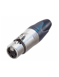 NEUTRIK - XLR CABLE CONNECTOR, 3-PIN FEMALE, SILVER...