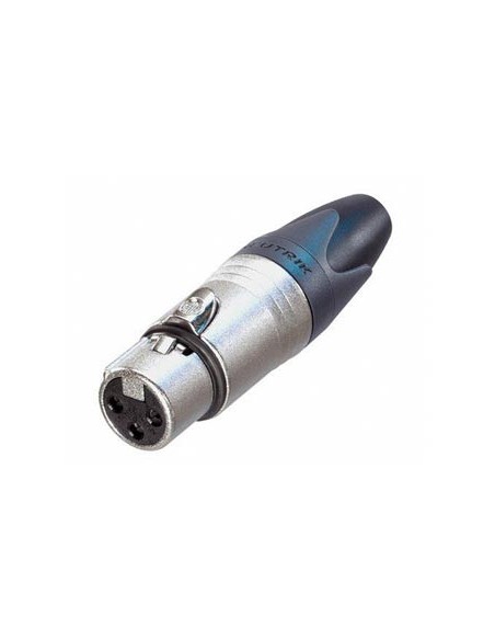 NEUTRIK - XLR-KABELBUCHSE, 3-POLIG, SILBER BESCHICHTET, VERNICKELT