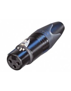 NEUTRIK - XLR CABLE CONNECTOR, 3-PIN FEMALE, SILVER...