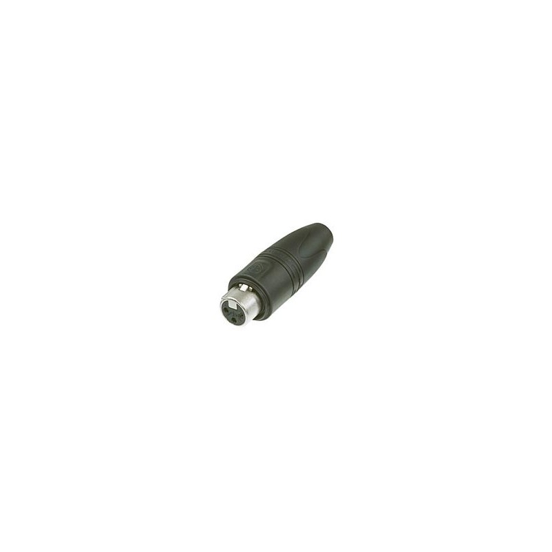 NEUTRIK - XLR CABLE CONNECTOR, 3-PIN FEMALE, GOLD PLATED, NICKEL