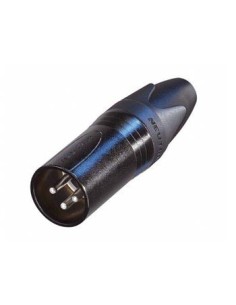 NEUTRIK - XLR CABLE CONNECTOR, 3-PIN MALE, SILVER PLATED,...