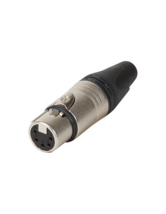 NEUTRIK - XLR CABLE CONNECTOR, 5-PIN FEMALE, SILVER...