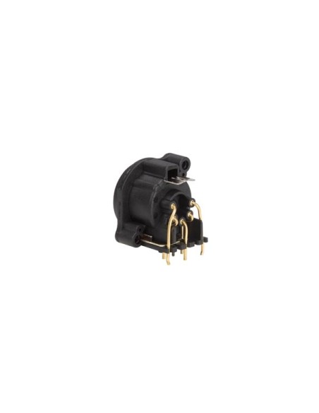 NEUTRIK - XLR RECEPTACLE MOUNTING CONNECTOR, 5-PIN MALE, VERTICAL PCB MOUNT