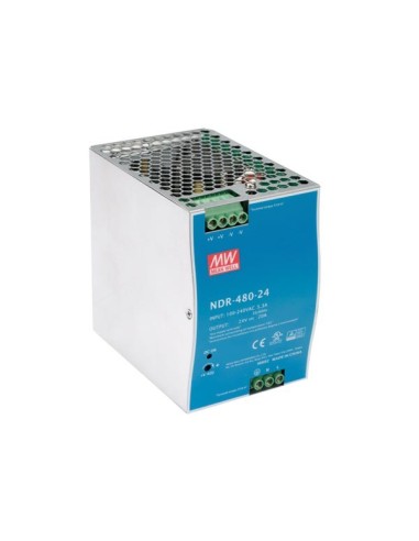 VOEDING - 1 UITGANG - 480 W - DIN-RAILMONTAGE - 24 V - 20 A - VOOR INDUSTRIEEL GEBRUIK