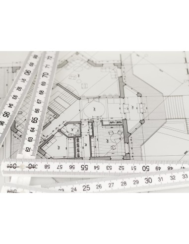 VOUWMETER IN GLASVEZEL - 2 m