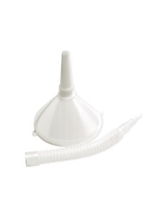 FUNNEL FLEXIBLE PLASTIC - WHITE
