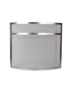FIREPLACE SCREEN - 72 x 63 cm - STAINLESS STEEL