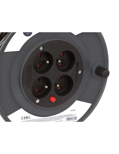 ENROULEUR 50 m - 3G1.5 - 4 PRISES