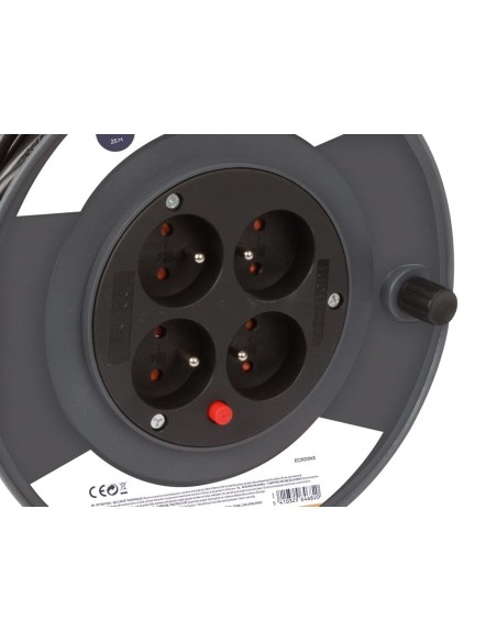 ENROULEUR 50 m - 3G1.5 - 4 PRISES