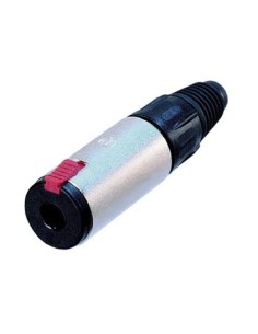 NEUTRIK - JACK PLUG CONNECTOR, 3-PIN FEMALE, SILVER...