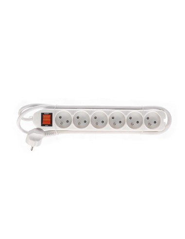 6-WAY SOCKET-OUTLET WITH SWITCH & OVERLOAD...