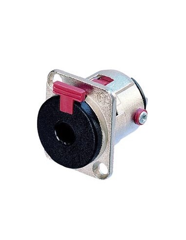 NEUTRIK - JACK PLUG CONNECTOR, 3-POLIG VROUWELIJK, VERZILVERD, VERNIKKELD, D-FORMAAT