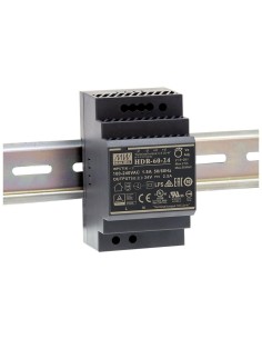 VOEDING - 1 UITGANG - 60 W - DIN-RAILMONTAGE - 24 V 2.5 A...