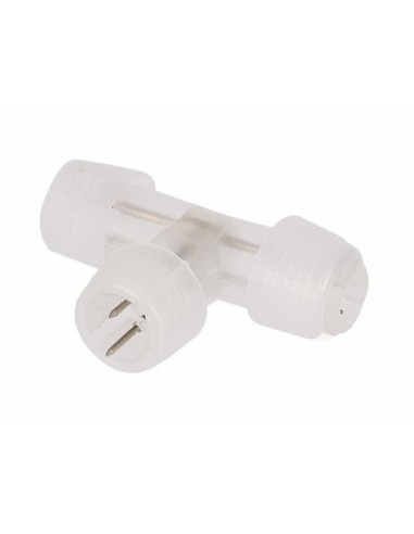 CONNECTEUR EN FORME DE "T" POUR FLEXIBLES LUMINEUX et FLEXIBLES LUMINEUX À LED - 1 pc