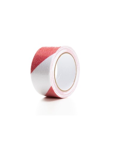 Anti-slip tape 5cm x 5m - Red/white