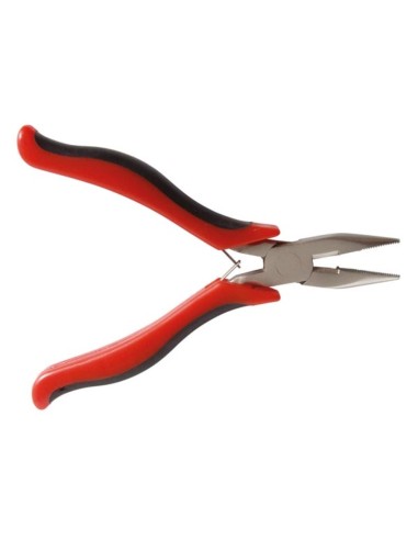 HALFROUND NOSE PLIERS WITH SIDE CUTTERS