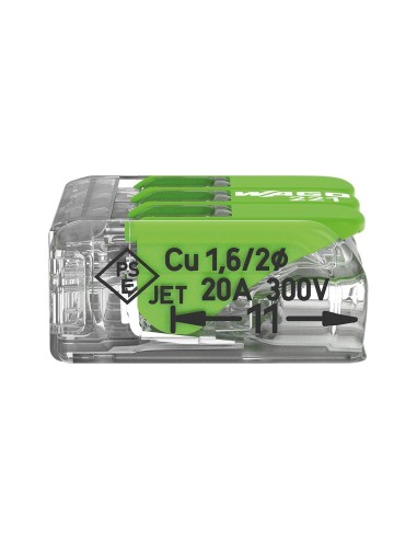 Kompakter Spleißverbinder 3 x 0,2 - 4 mm² für...