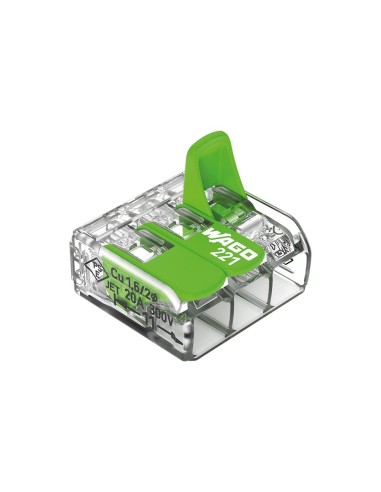 Kompakter Spleißverbinder 3 x 0,2 - 4 mm² für...