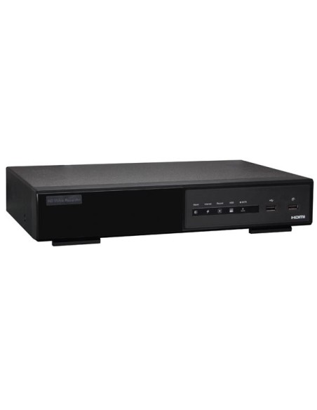 IP RECORDER - HD - 4 CHANNELS - EAGLE EYES - ETS - SWITCH POE - NAS - 1.3 MP