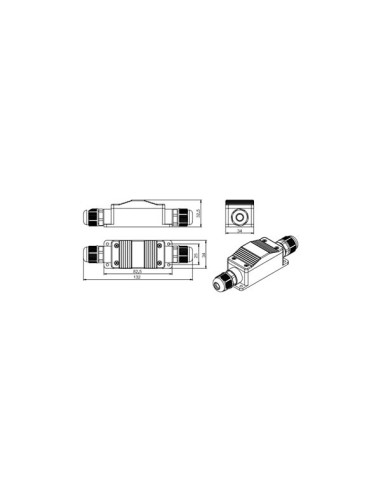TERMINAL BOX 2 WAY - WATERPROOF - IP68