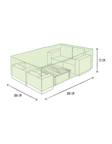 Schutzhülle für Lounge-Set - L