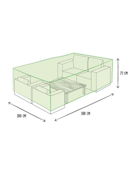 Schutzhülle für Lounge-Set - L