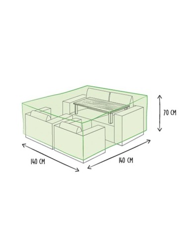 Outdoor cover for lounge set - XS