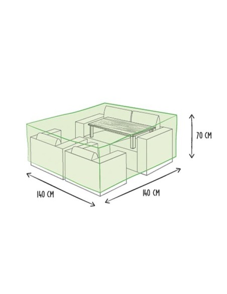 Buitenhoes voor loungeset - XS