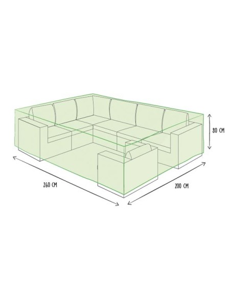 Housse d'extérieur pour salon de jardin - 260 cm