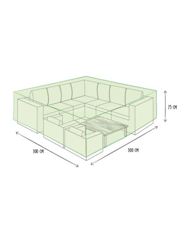 Outdoor cover for lounge set - 300 cm