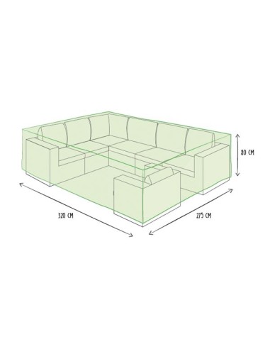 Outdoor cover for lounge set - 320 cm