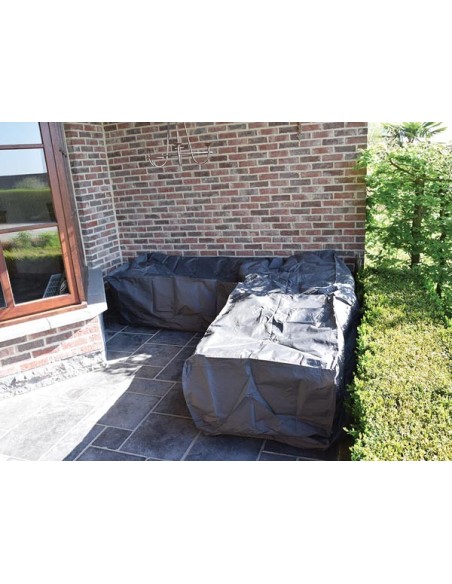 Buitenhoes voor L-vormige loungeset - 250 cm