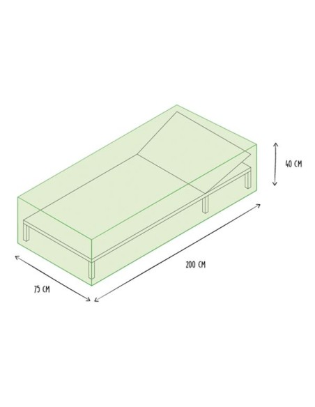 Housse d'extérieur pour chaise longue