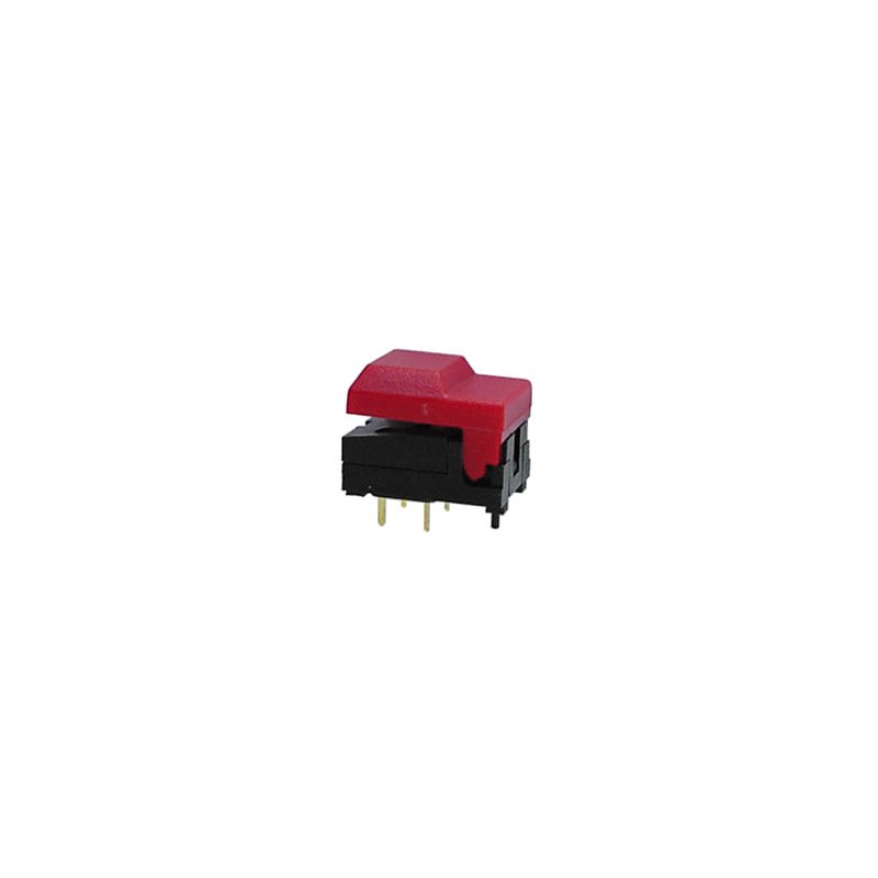 DIGITAST DIP PUSH-BUTTON SWITCH RED CAP - NO LED